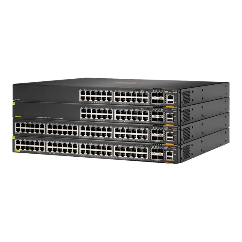 HPE Aruba 6300F - Commutateur - C3 - Géré - 24 x 10 - 100 - 1000 (PoE+) + 4 x 50 Gigabit Ethernet SFP56 -... (JL666AABB)_1